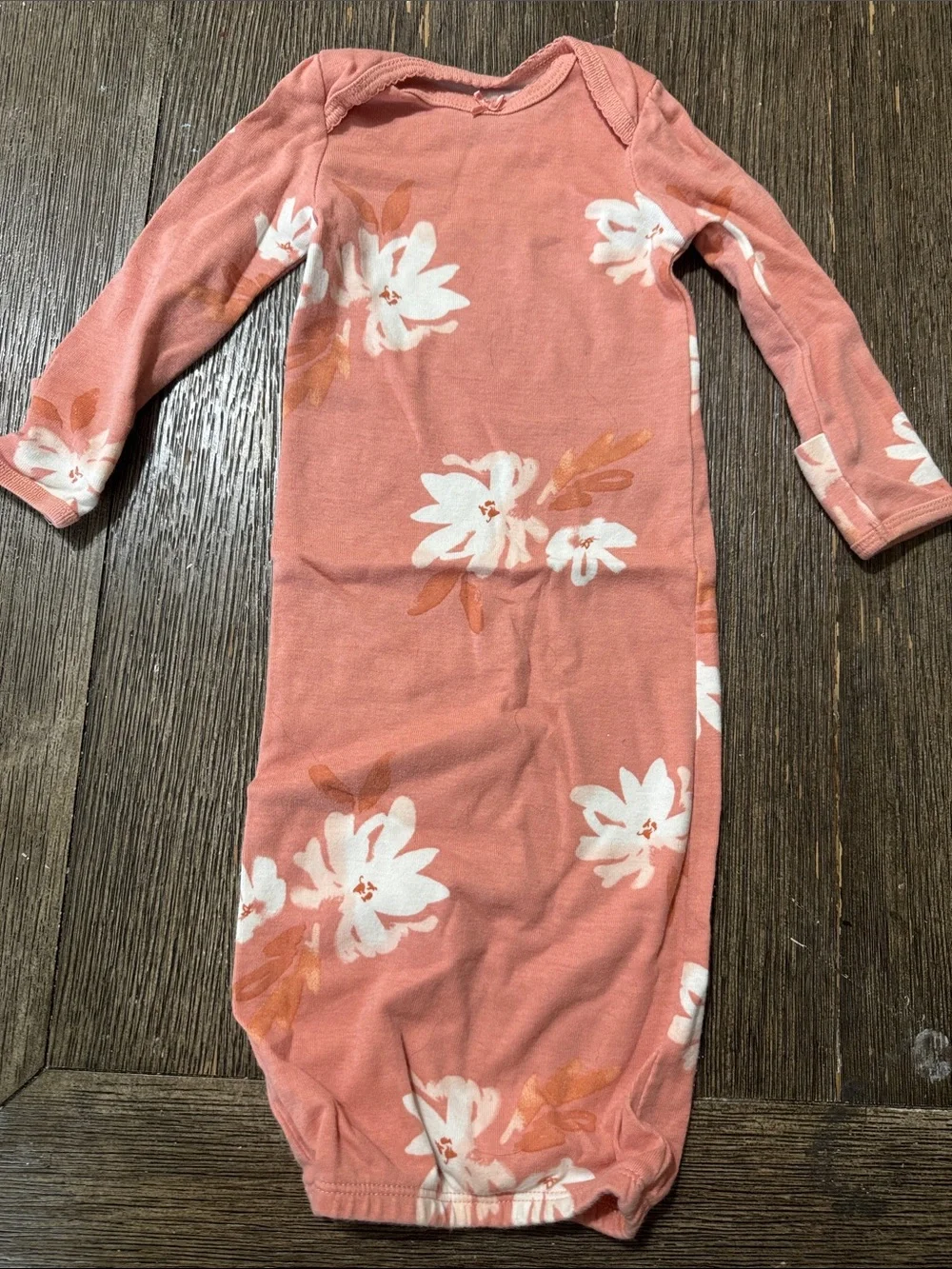 Baby Girl Floral Sleep Gown Lot 3M | 2 Long Sleeve Sleep Gowns